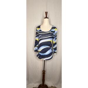 Escada Knit Abstract Print Top
Size Medium